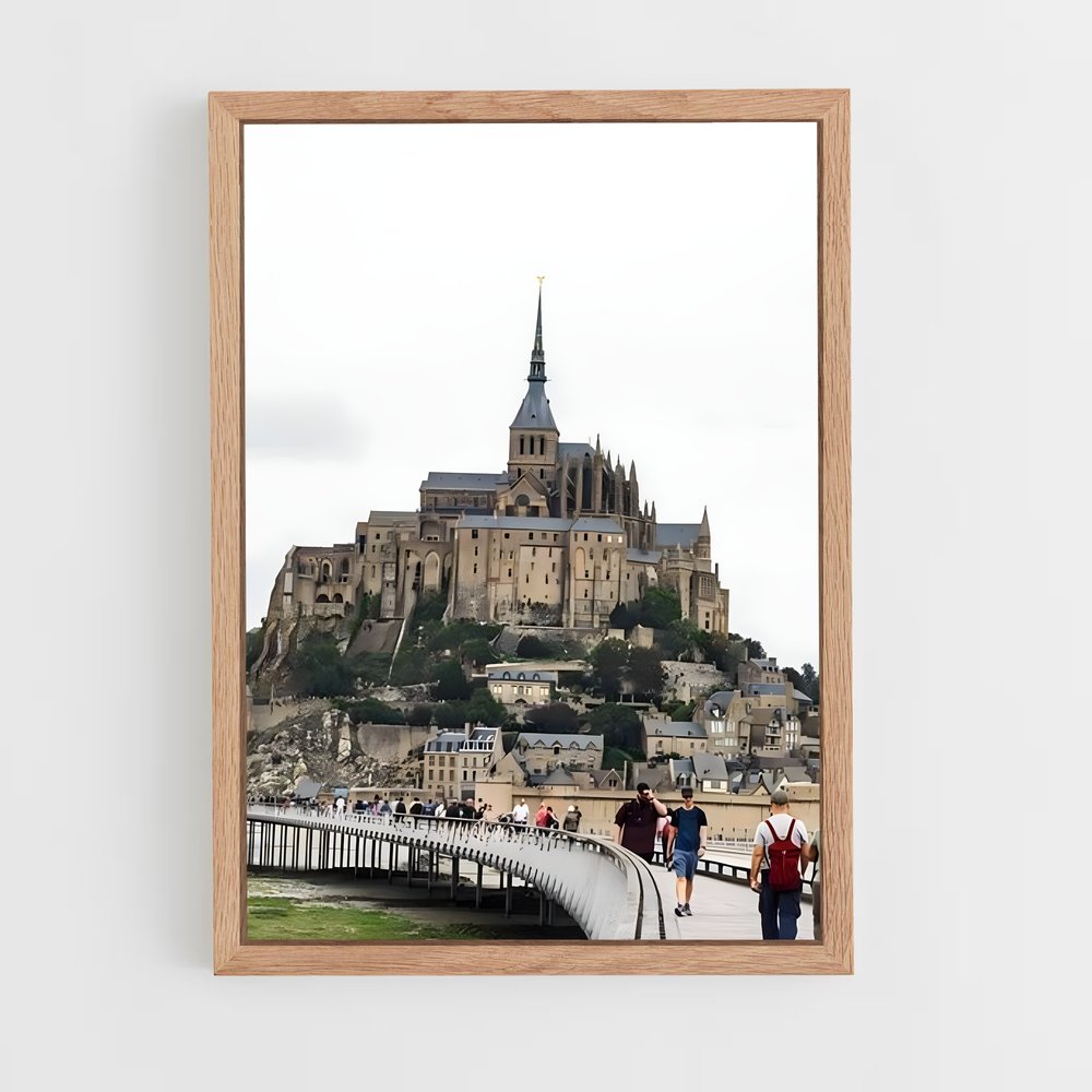 ap-mont saint michel-2 cadre Bois clair