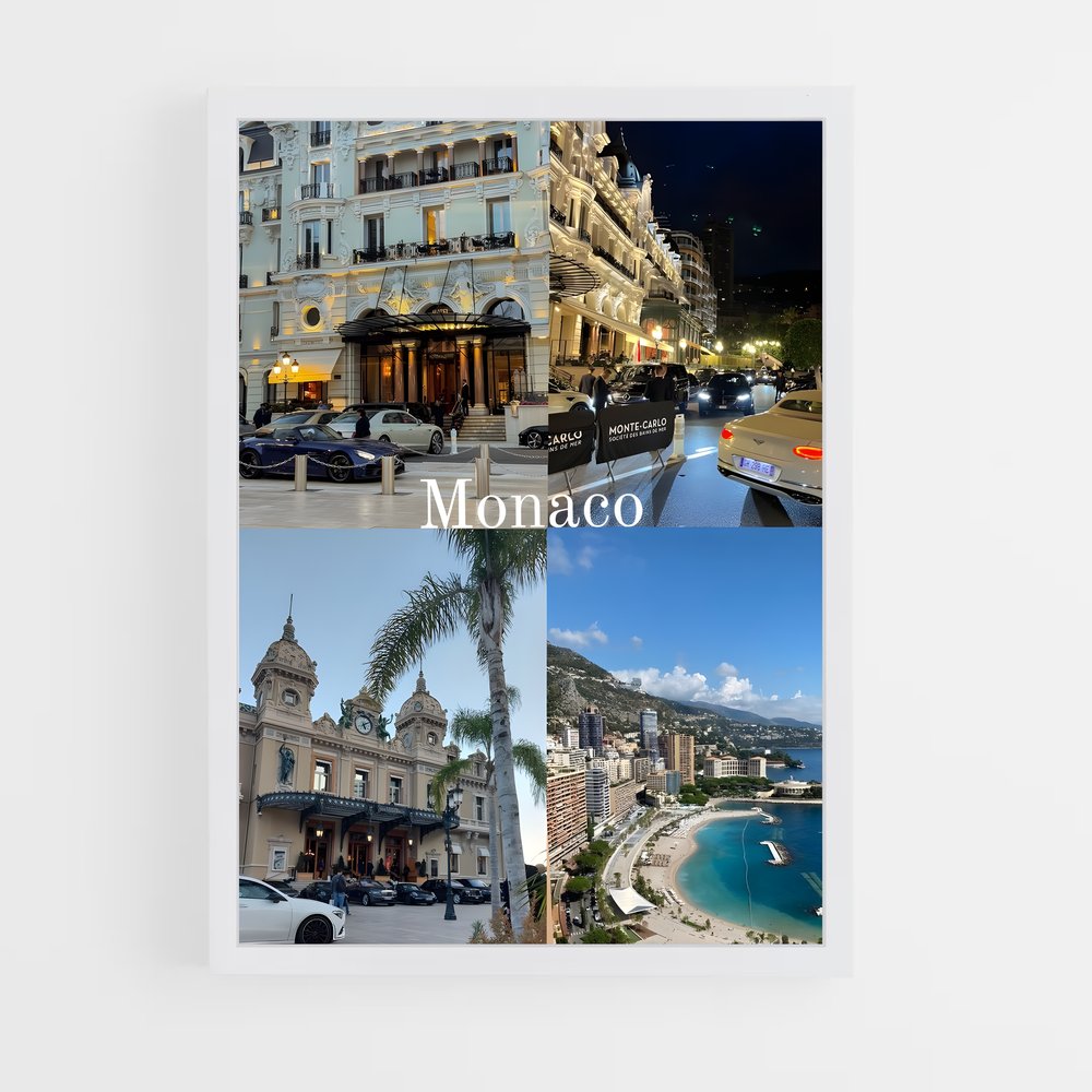 ap-monte carlo-4 cadre Blanc