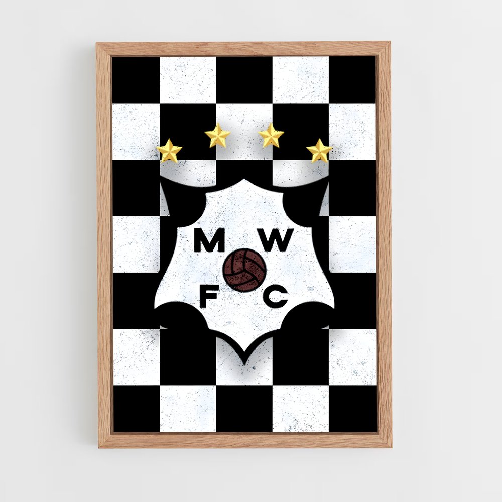 ap-montevideo wanderers fc-4 cadre Bois clair