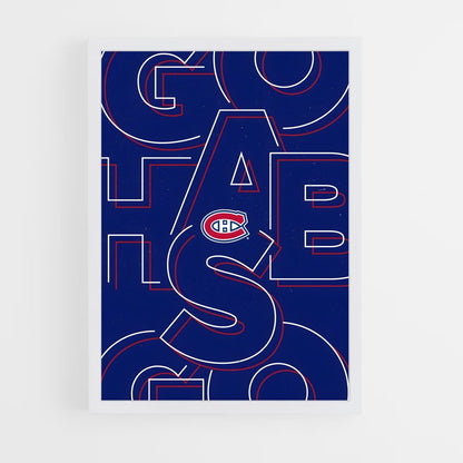 ap-montreal canadiens-4 cadre Blanc