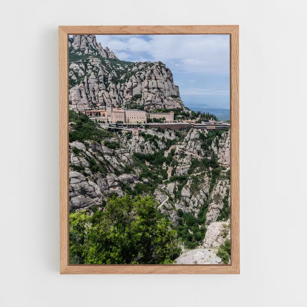 ap-montserrat monastery-2 cadre Bois clair