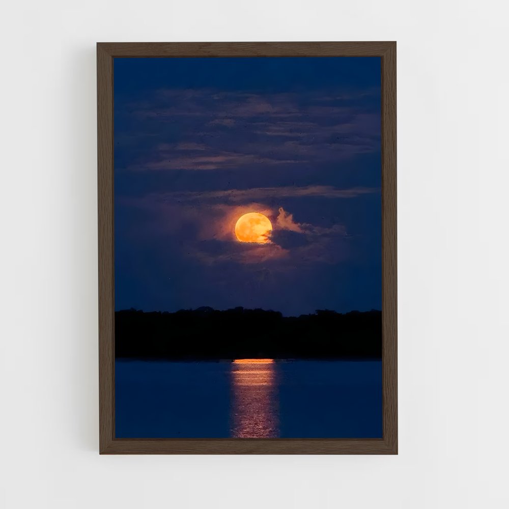 ap-moon-8 cadre Bois foncé