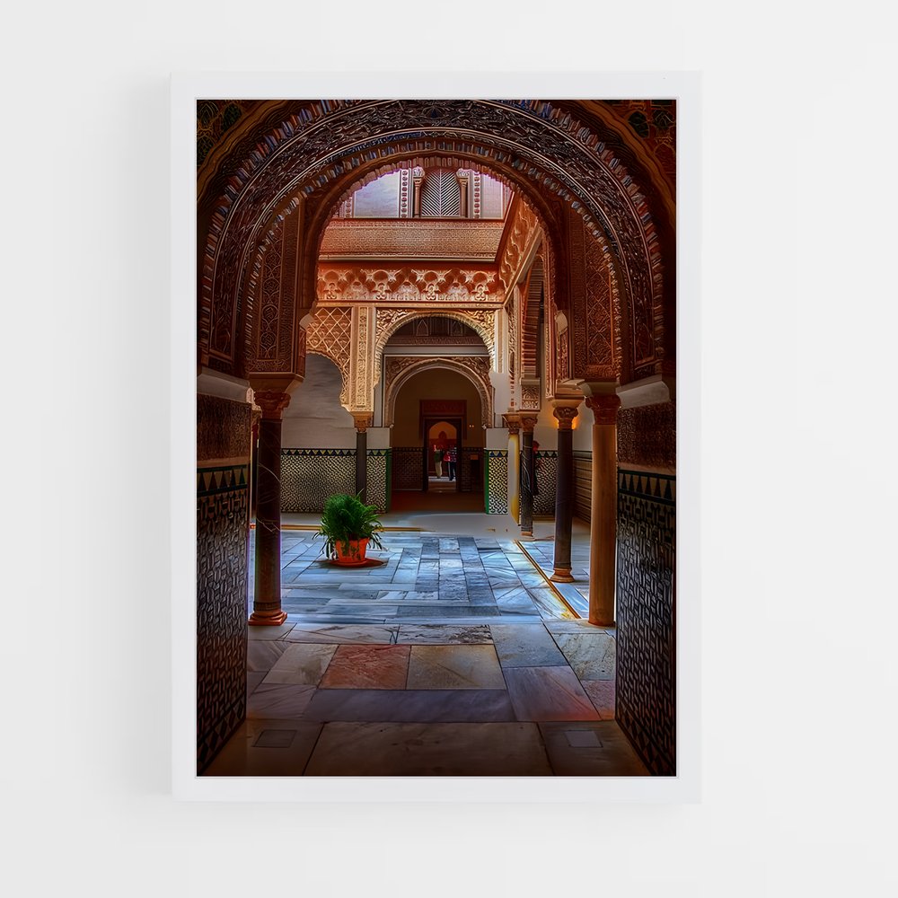 ap-moorish architecture-4 cadre Blanc