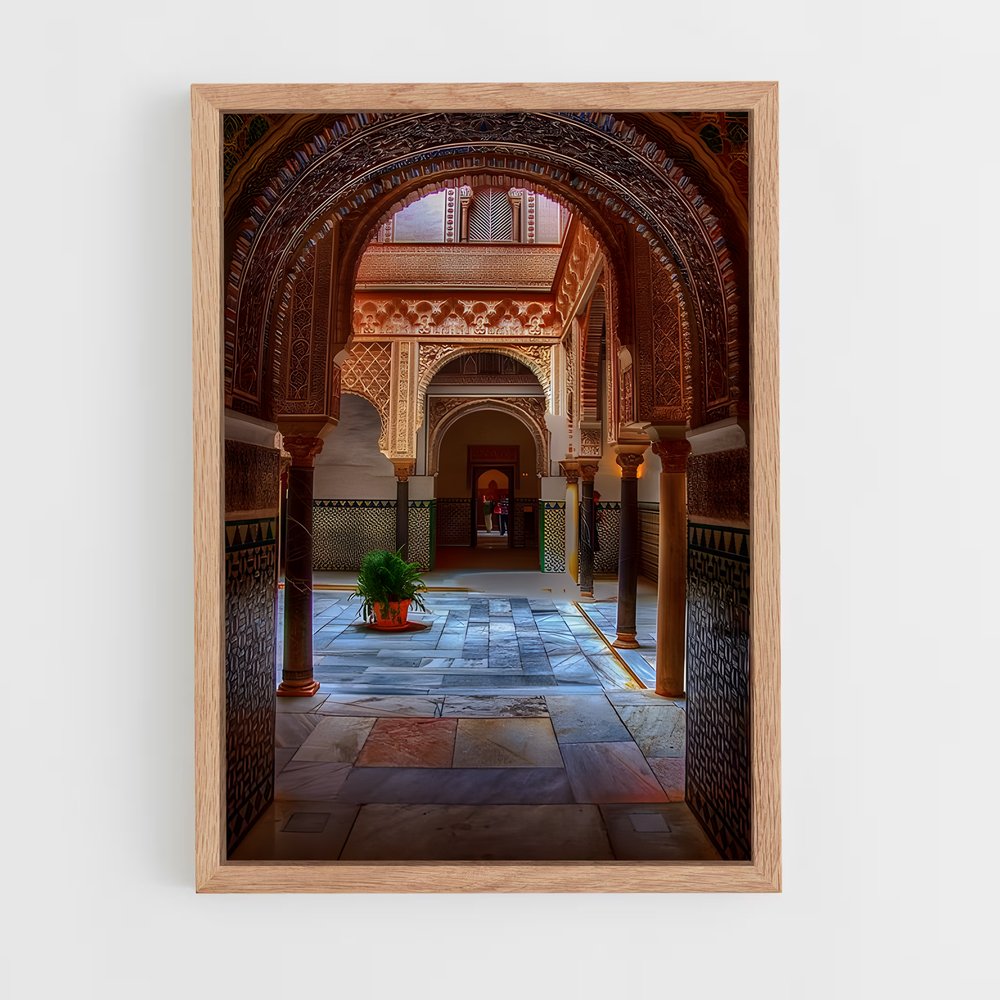 ap-moorish architecture-4 cadre Bois clair