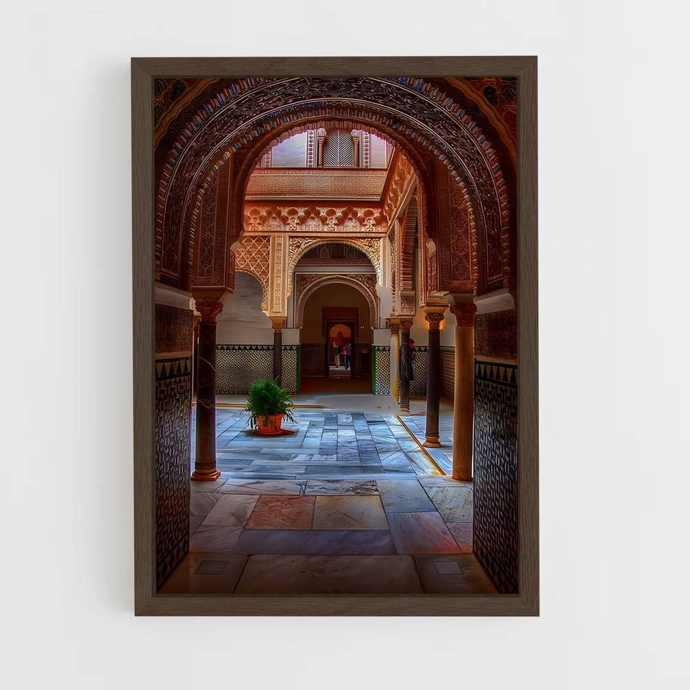 ap-moorish architecture-4 cadre Bois foncé