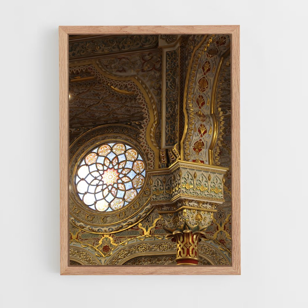 ap-moorish architecture-7 cadre Bois clair