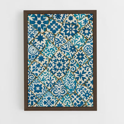 ap-moorish patterns-4 cadre Bois foncé