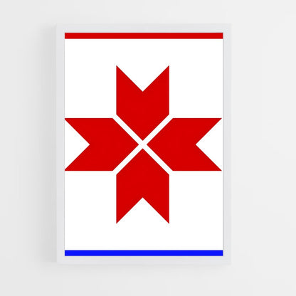 ap-mordovia flag-1 cadre Blanc