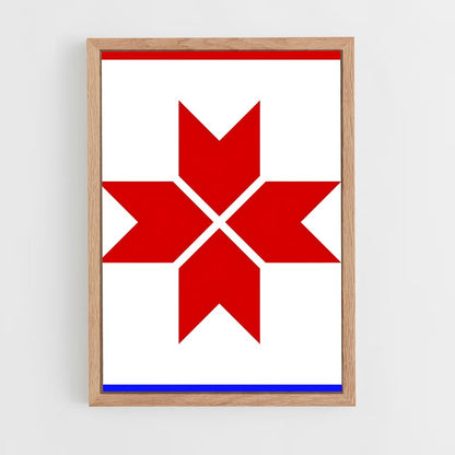 ap-mordovia flag-1 cadre Bois clair