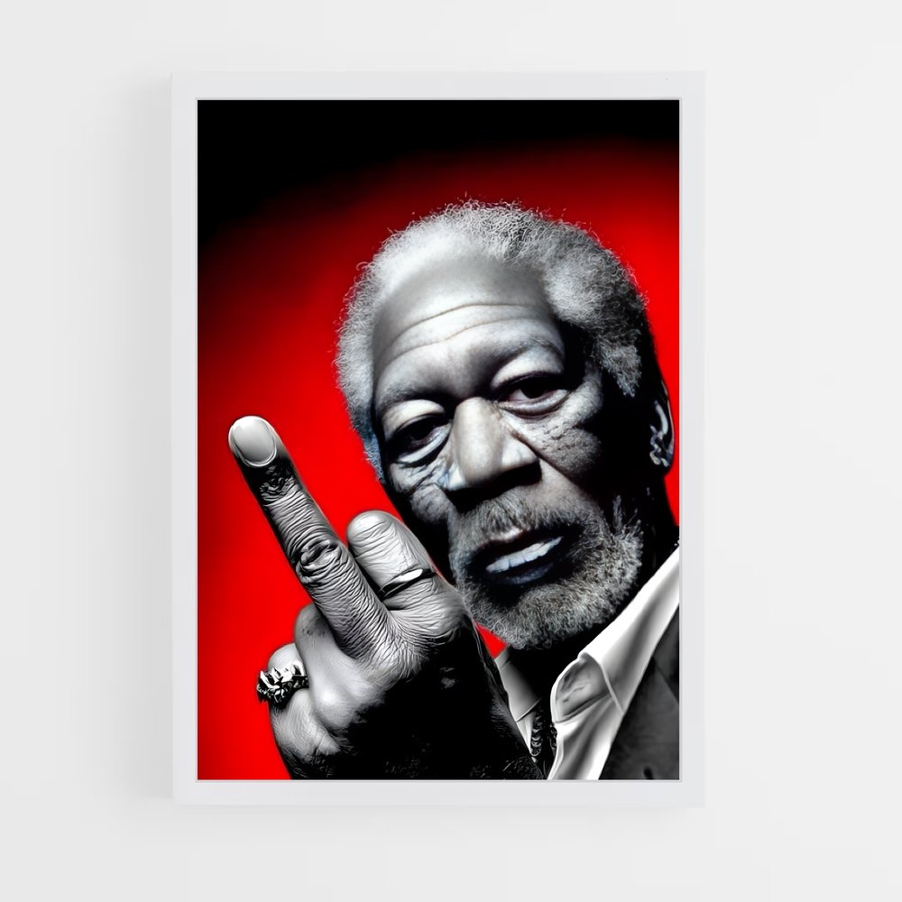 ap-morgan freeman-3 cadre Blanc