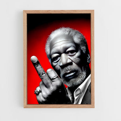 ap-morgan freeman-3 cadre Bois clair