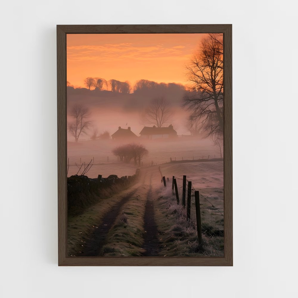 ap-morning mist-3 cadre Bois foncé