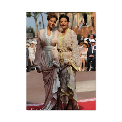 Poster Moroccan royal family 3145