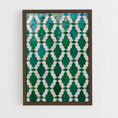 ap-moroccan patterns-2 cadre Bois foncé