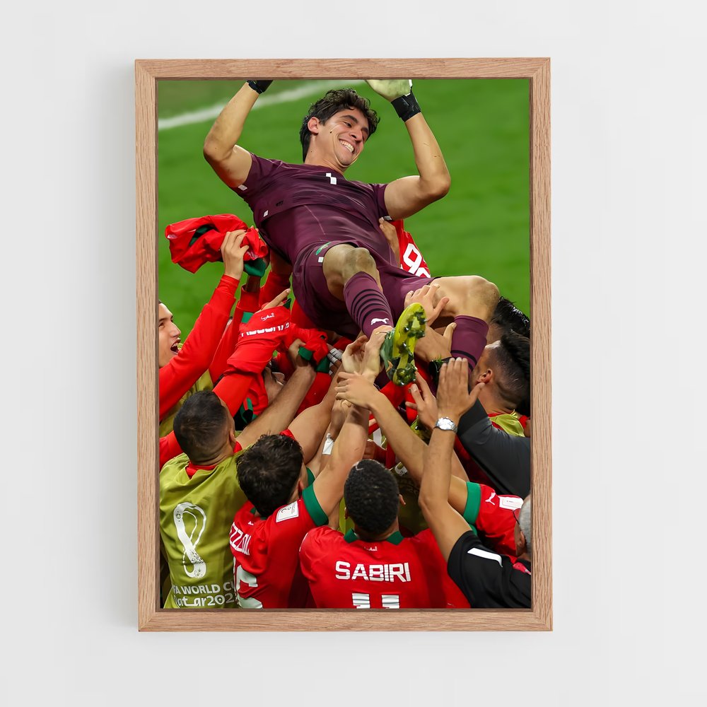 ap-morocco national football team-1 cadre Bois clair