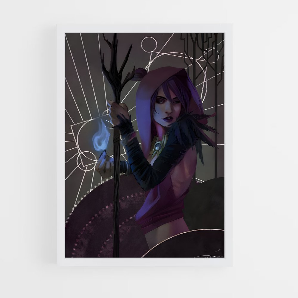 ap-morrigan dragon age-6 cadre Blanc