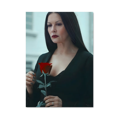 Poster La Rose de Morticia