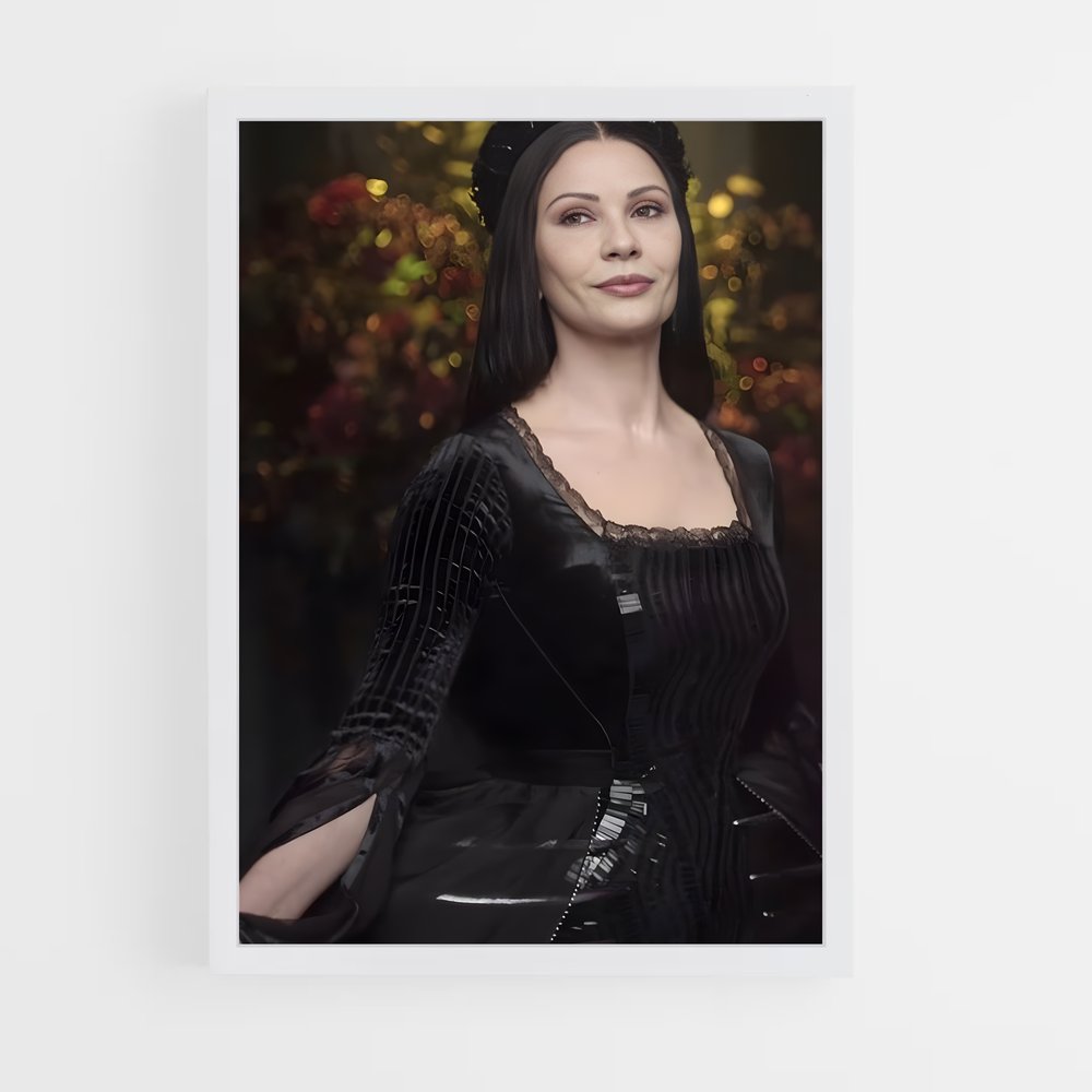 ap-morticia addams-3 cadre Blanc