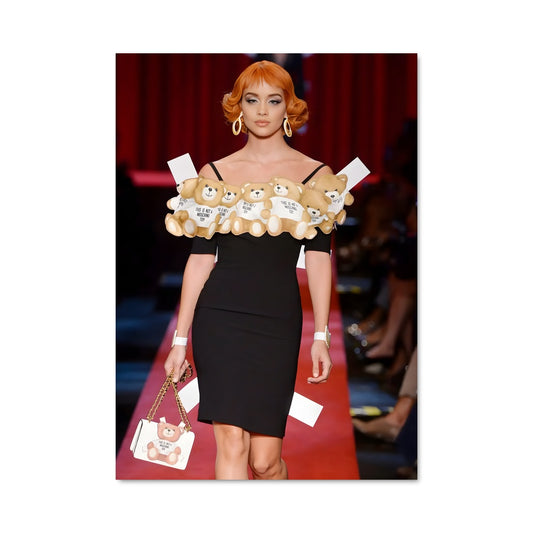 Poster Moschino Runway
