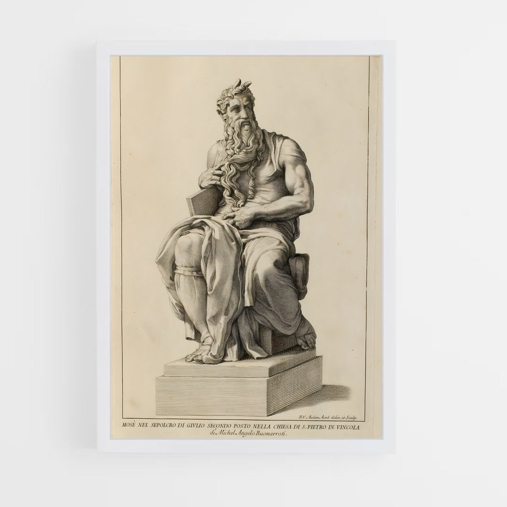 ap-moses michelangelo-9 cadre Blanc