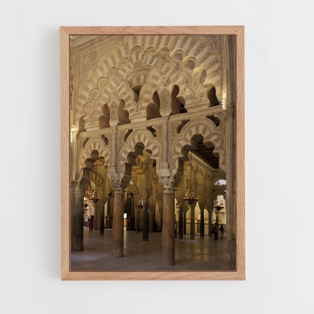 ap-mosque cordoba-3 cadre Bois clair