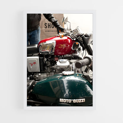 ap-moto guzzi-7 cadre Blanc
