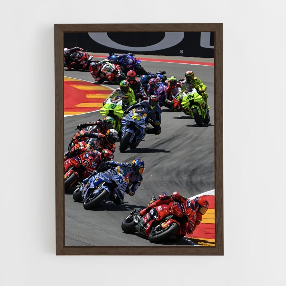 ap-motogp-1 cadre Bois foncé