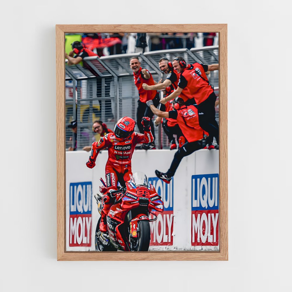 ap-motogp-10 cadre Bois clair