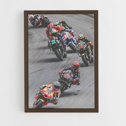 ap-motogp-7 cadre Bois foncé