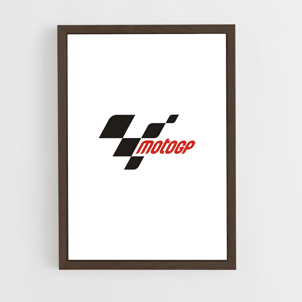ap-motogp flag-1 cadre Bois foncé