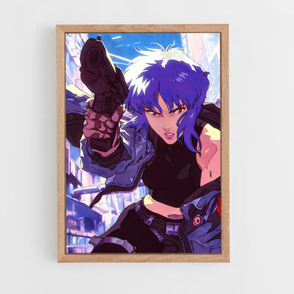 ap-motoko kusanagi-11 cadre Bois clair