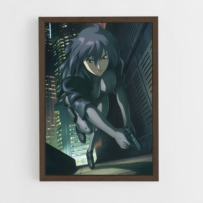 ap-motoko kusanagi-15 cadre Bois foncé