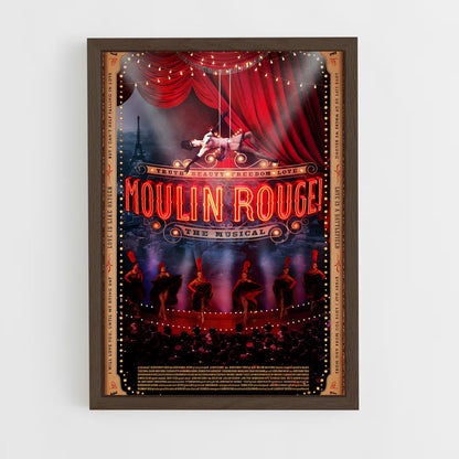 ap-moulin rouge-9 cadre Bois foncé