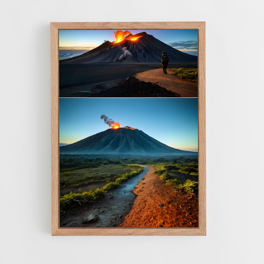 ap-mount yasur volcano-1 cadre Bois clair
