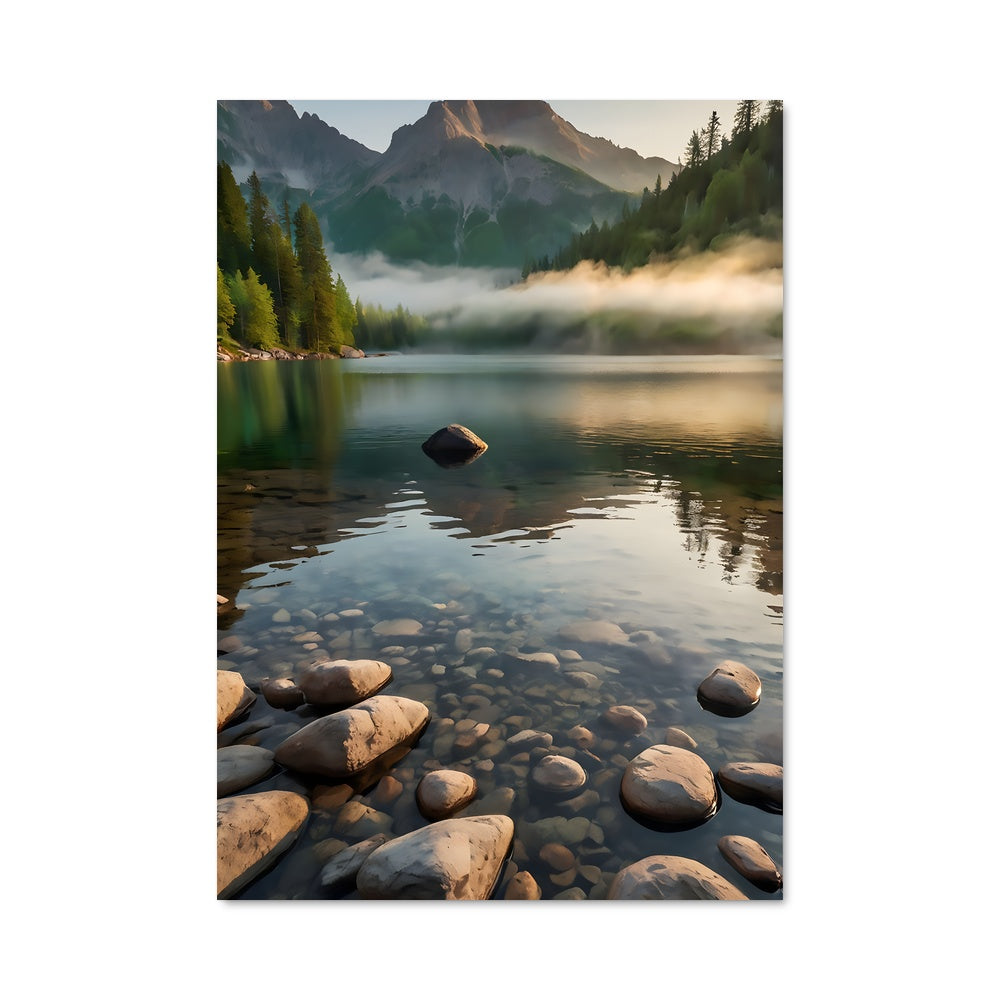 Poster Mountain lake 97056