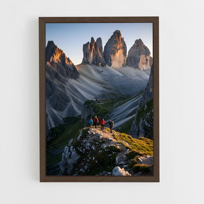 ap-mountain guide-3 cadre Bois foncé