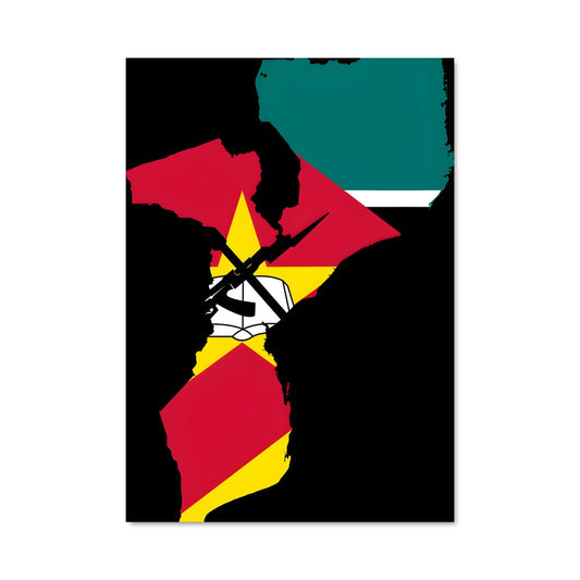 Poster Mozambique en Cartes