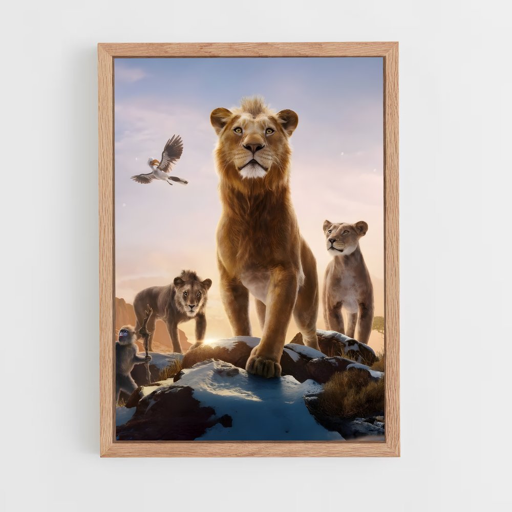 ap-mufasa-7 cadre Bois clair