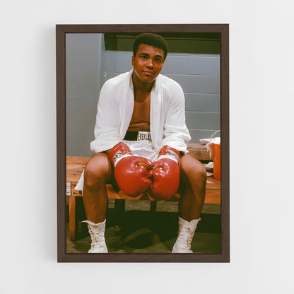 ap-muhammad ali-3 cadre Bois foncé