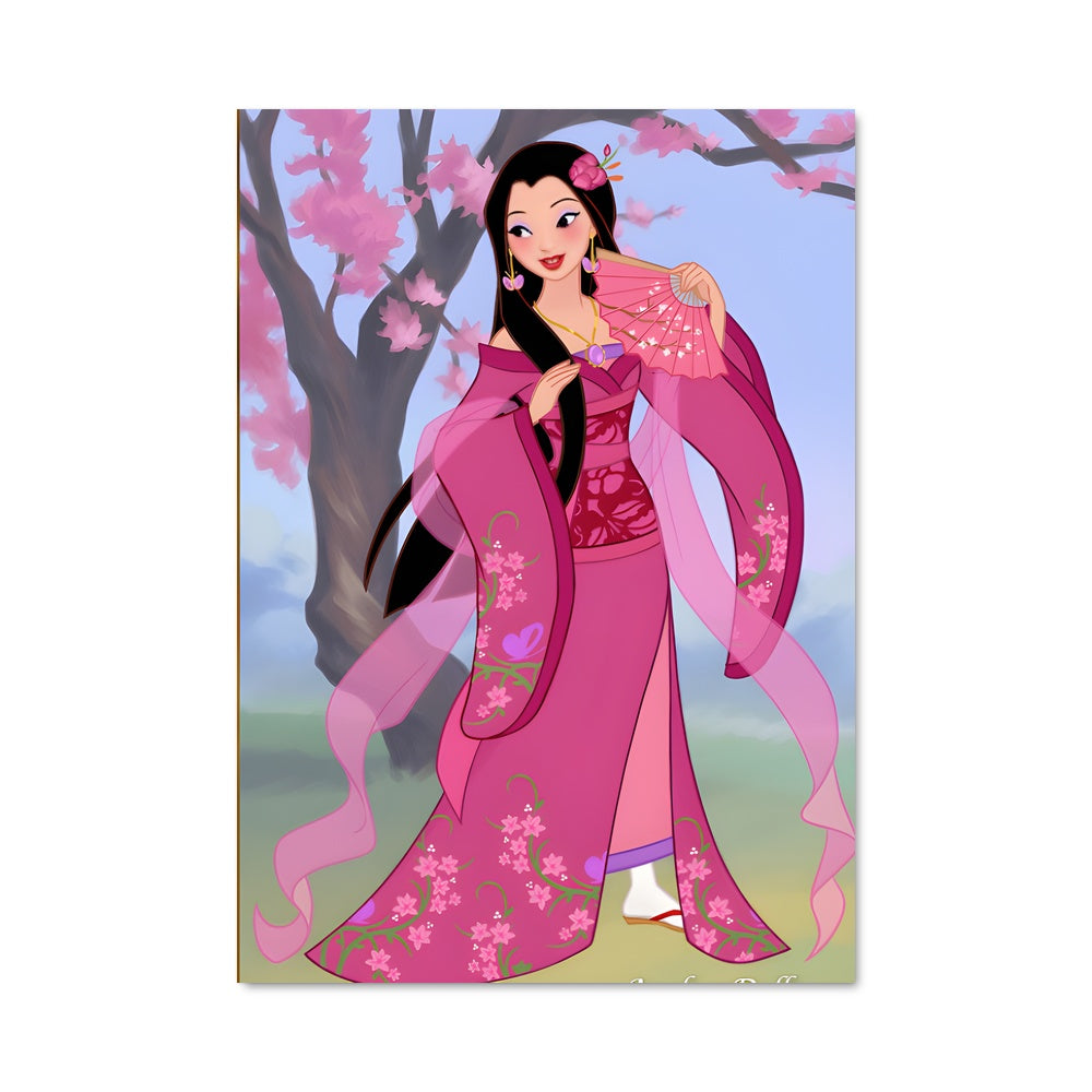 Poster Mulan Écarlate