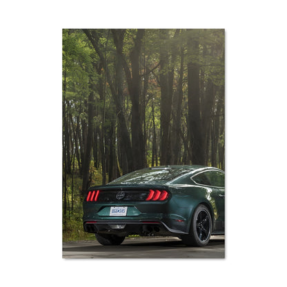 Poster Bullitt Mustang Madness