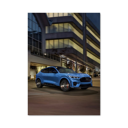 Poster Mustang en Ville