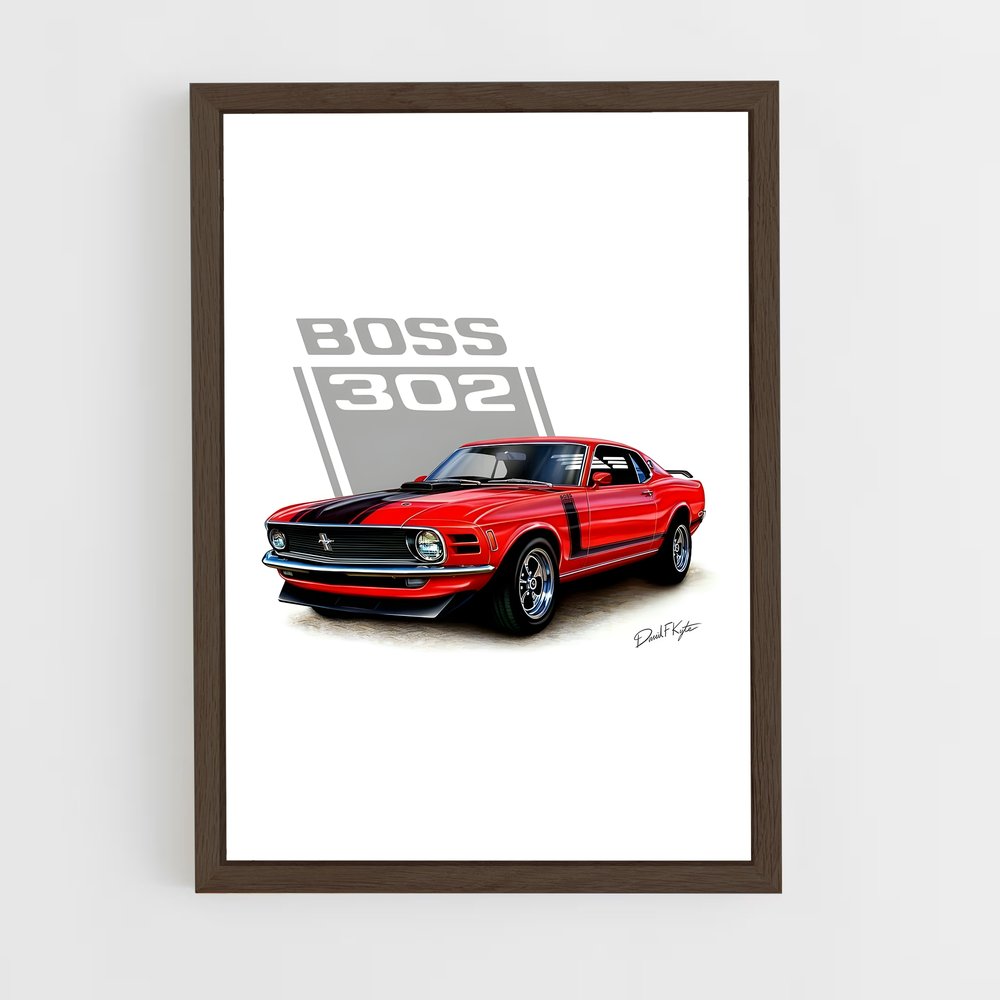 ap-mustang boss 302-2 cadre Bois foncé