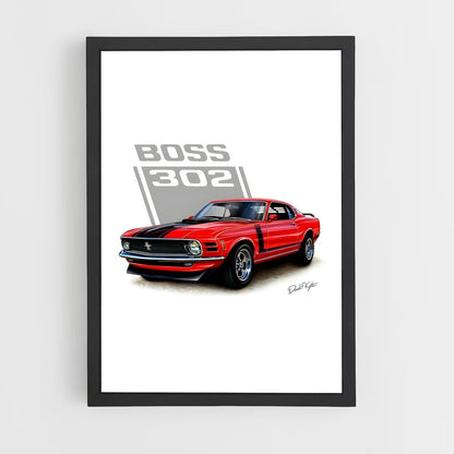 ap-mustang boss 302-2 cadre Noir