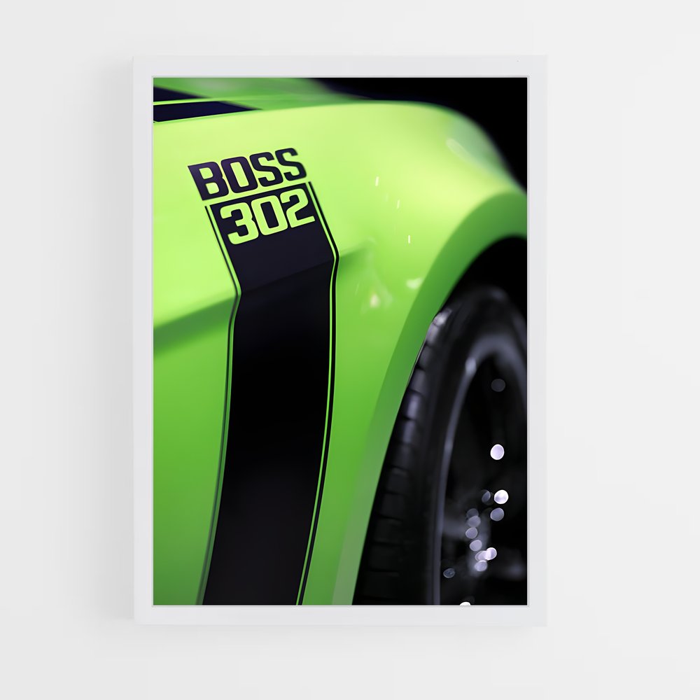 ap-mustang boss 302-3 cadre Blanc