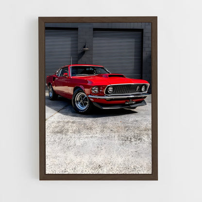 ap-mustang boss 429-1 cadre Bois foncé