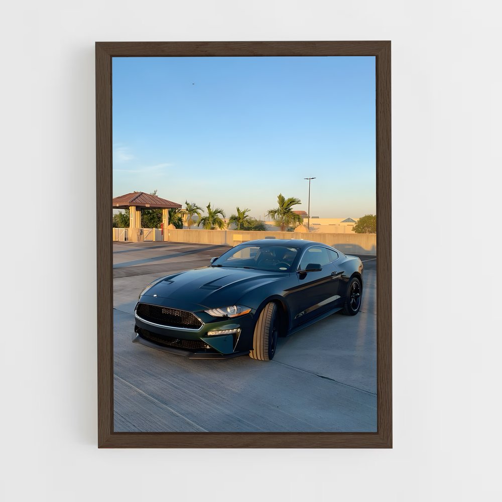 ap-mustang bullitt-6 cadre Bois foncé