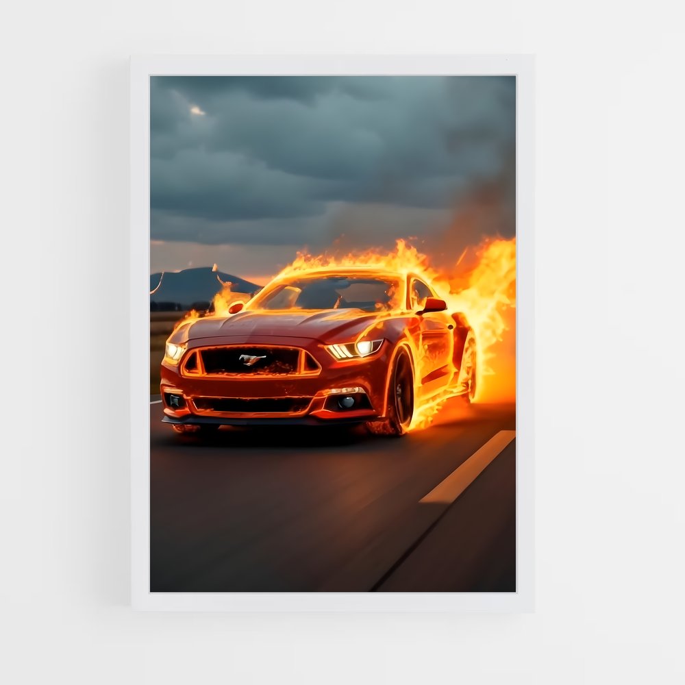 ap-mustang cobra-5 cadre Blanc