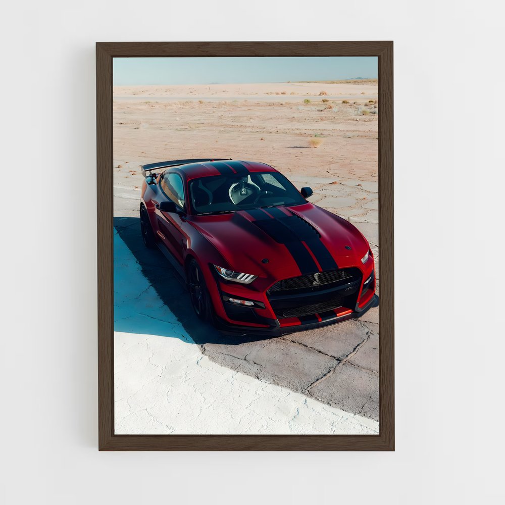 ap-mustang gt500-2 cadre Bois foncé
