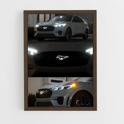 ap-mustang mach-e gt-3 cadre Bois foncé